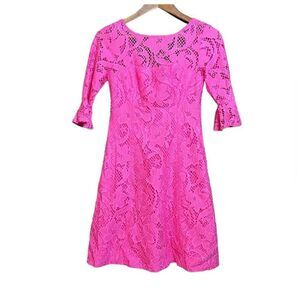 lilly pulitzer allyson lace dress Lilly Pulitzer Allyson Lace Dress Resort White Floral Vines Size 00 2